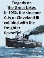 The ''City of Cleveland III'' was one of the finest passenger liners to ever sail the Great Lakes, as well as one of the more unfortunate. On June 26, 1950, the vessel collided with the Norwegian freighter ''Ravnefjell'' in fog off Harbor Beach, Michigan in Lake Huron. The C-III was carrying 89 passengers on a cruise headed for Detroit to watch the Tigers take on the New York Yankees at Briggs Stadium. Four people were killed when the freighter crashed into C-III's port side cabins.